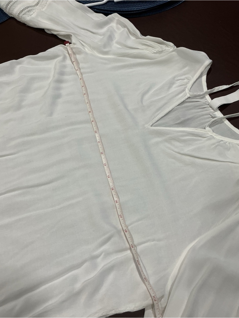Grand & Greene White Blouse with Lace Detail - Picture 8 of 9